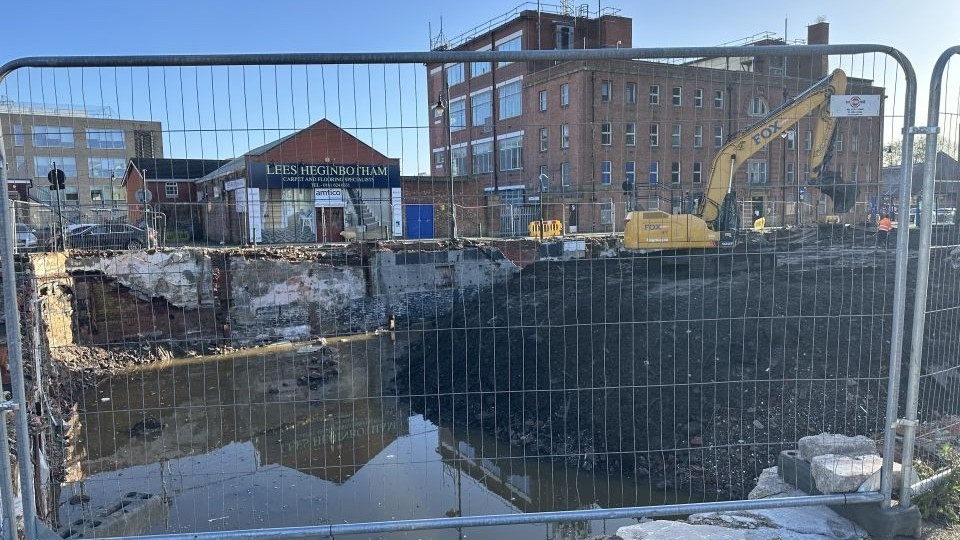 The site of the former Riley's Snooker Club and hugely popular dance hall and night spot. It has now been demolished to make way for an 11-storey building. Image courtesy of LDRS