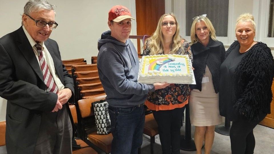 Side by Side Counselling has been awarded the King's Award for Voluntary Service