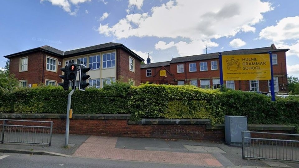 Hulme Grammar School. Image courtesy of Google Maps