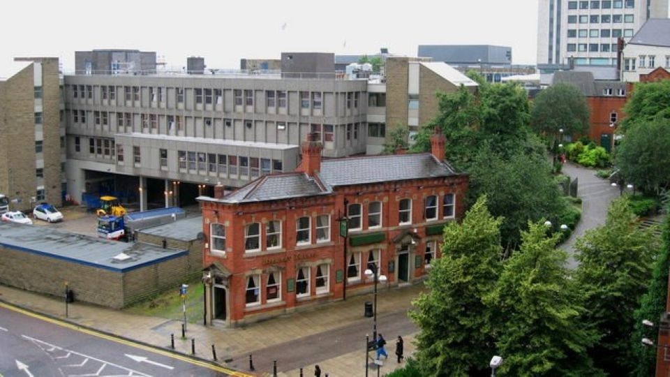 The Oldham police station. Image courtesy of Geograph/Paul Anderson