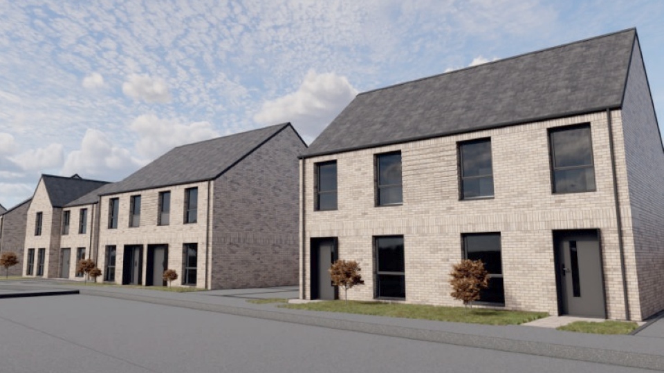 A CGI of homes planned for Knowl Road. Image taken from planning documents