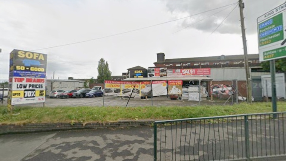 A padel centre has been approved at Park Road in Oldham. Image courtesy of Google Maps
