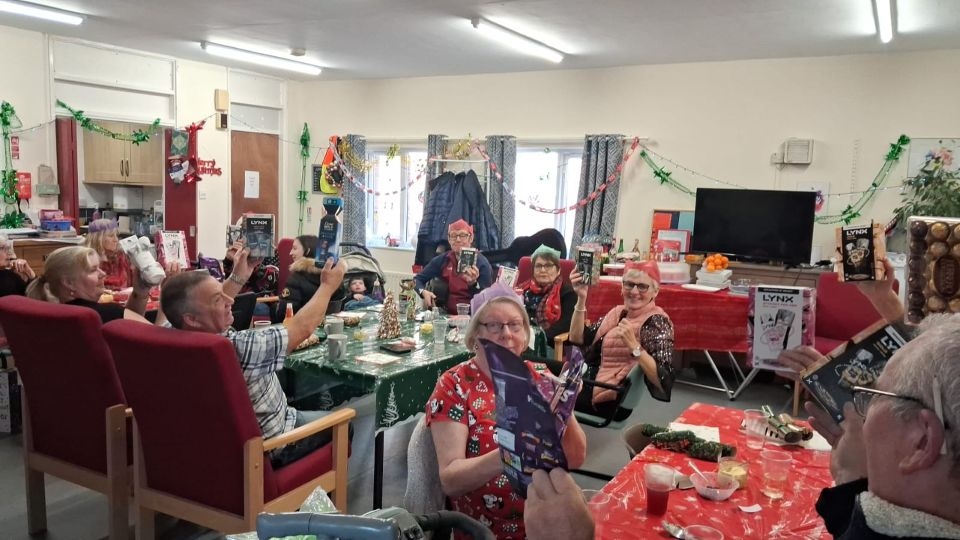 It was party time at the Tensing Street Community Centre on Christmas Day
