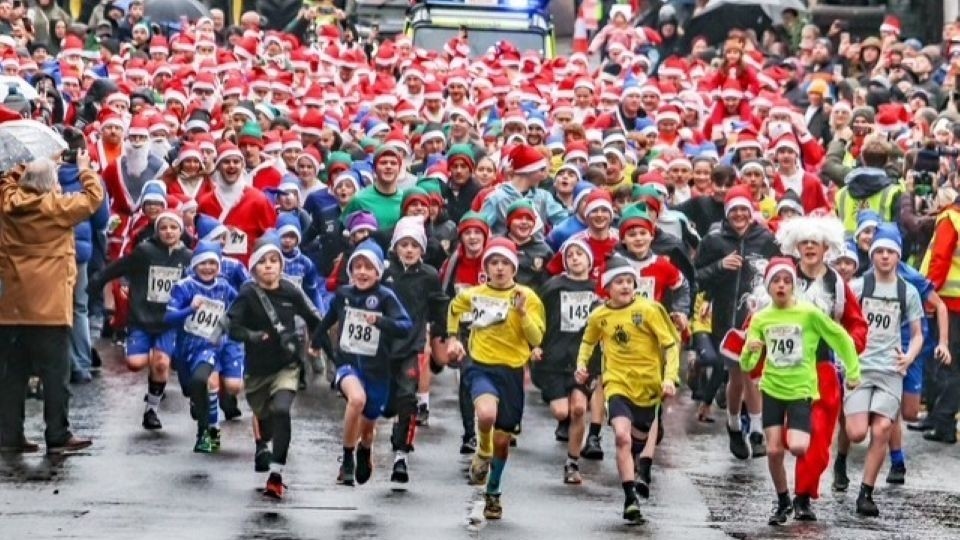 What a Santa Dash! Image courtesy of Craig Hannah