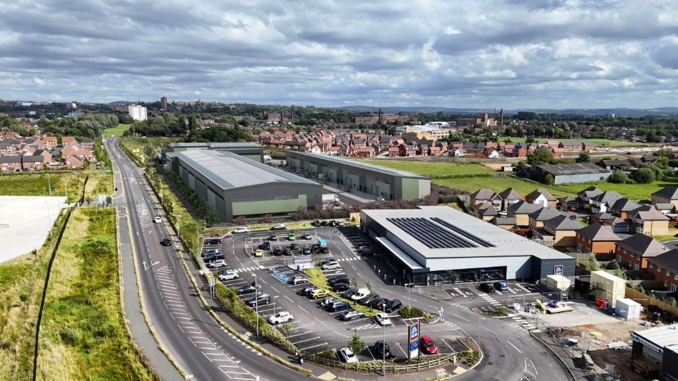 Plans for 'Aurora Park' in Broadway Green have been approved by Oldham Council. This is a CGI mock-up courtesy of planning documents