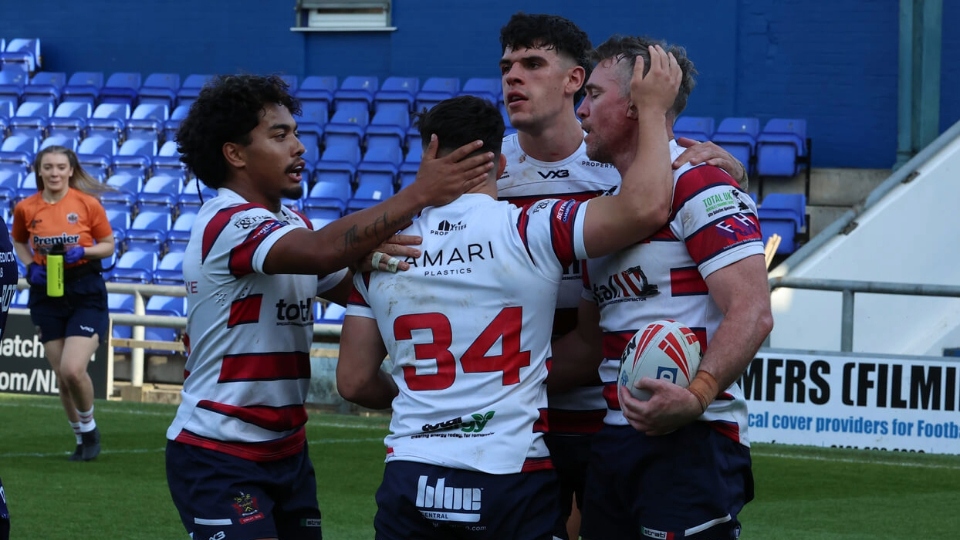 The Roughyeds were beaten by Toulouse Olympique at Boundary Park. Image courtesy of ORLFC The Roughyeds were beaten by Toulouse Olympique at Boundary Park. Image courtesy of ORLFC