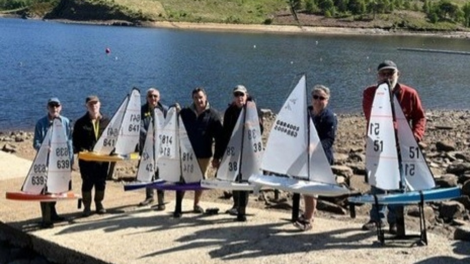 Pictured (left to right) are: Richard Thackary, Nik Lever, David Mckee, Martin Brennan, Graham Massey, Mandy Thackary and Colin Pierce