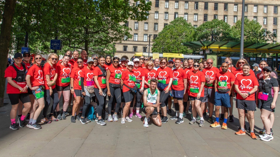 The Pinnacle Trust team are pictured at the AJ Bell Great Manchester Run The Pinnacle Trust team are pictured at the AJ Bell Great Manchester Run