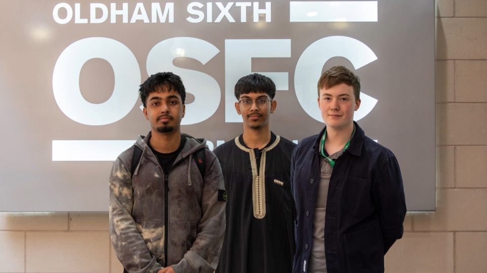 Pictured are (left to right): Imamul Hoque, Mohammad Hussain and James Walsh Pictured are (left to right): Imamul Hoque, Mohammad Hussain and James Walsh