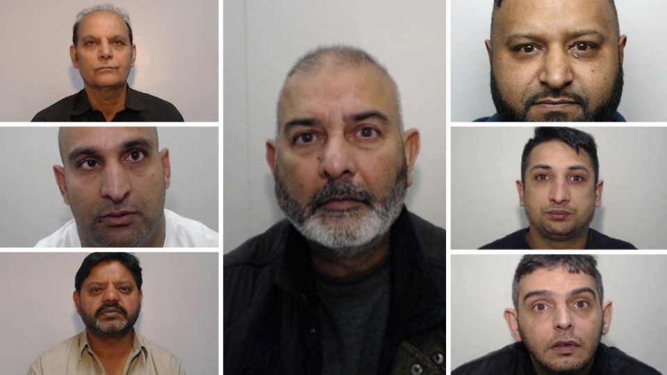Pictured clockwise from top left: Mushtaq Ahmed, Mohammed Zahid (centre), Mohammed Shazad, Nisar Hussain, Naheem Akram, Kasir Bashir and Roheez Khan. Images courtesy of GMP Pictured clockwise from top left: Mushtaq Ahmed, Mohammed Zahid (centre), Mohammed Shazad, Nisar Hussain, Naheem Akram, Kasir Bashir and Roheez Khan. Images courtesy of GMP