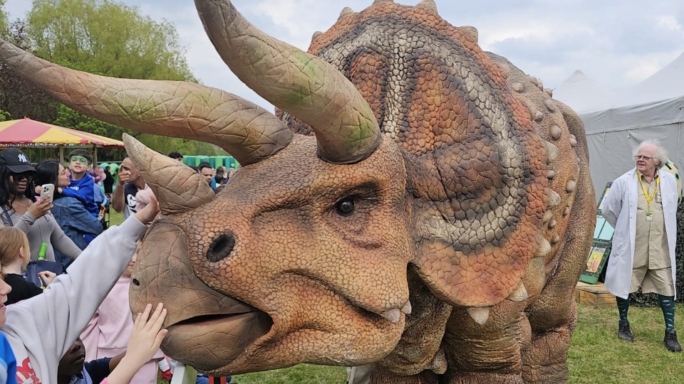 Dino Fun World takes place in its new home of Royton Park from June 21-22 Dino Fun World takes place in its new home of Royton Park from June 21-22