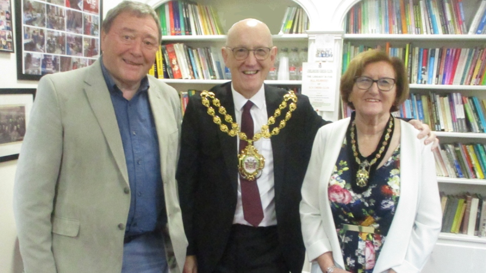 The Mayor and Mayoress with former Chadderton school teacher Steve Rigby, who founded 3Cs in 1978 and was awarded the British Empire Medal in the 2025 King's New Year's Honours for services to young people in Oldham The Mayor and Mayoress with former Chadderton school teacher Steve Rigby, who founded 3Cs in 1978 and was awarded the British Empire Medal in the 2025 King's New Year's Honours for services to young people in Oldham