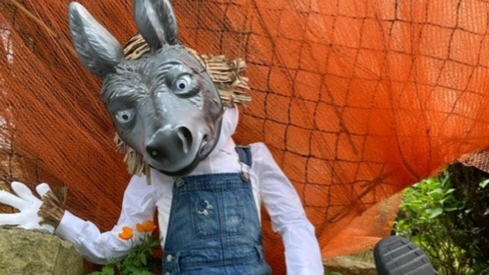 The Scarecrows can be found in and around the centre of Delph The Scarecrows can be found in and around the centre of Delph
