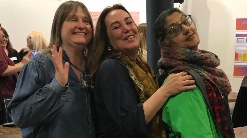 Volunteers Suzy, Diana and Lisa at the Ancora Project in Oldham