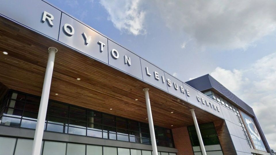 The Royton Leisure Centre on Byron Street. Image courtesy of Google Maps