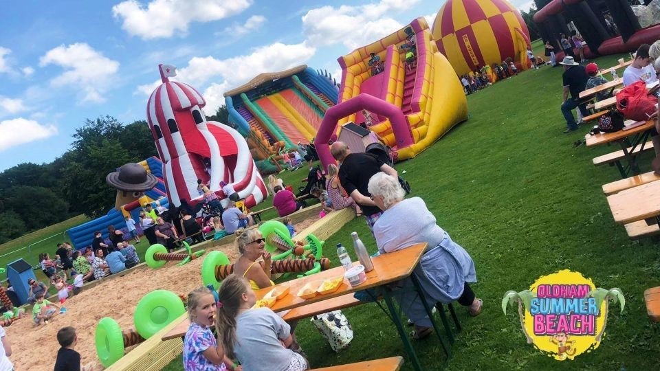 The Oldham Summer Beach brings all the fun of the seaside to Alexandra Park