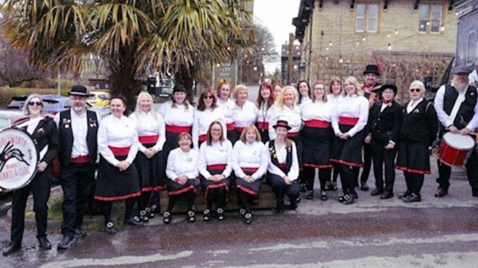 The Saddleworth Women's Morris and Clog team The Saddleworth Women's Morris and Clog team