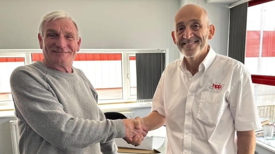 Trevor Ross is pictured (left) with HPP MD, Keith Wardrope