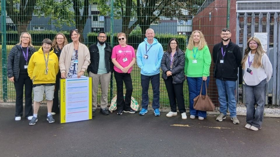 FCHO colleagues, with Zakir Ahmad, Cllr Taylor and colleagues from Mahdlo and Action Together FCHO colleagues, with Zakir Ahmad, Cllr Taylor and colleagues from Mahdlo and Action Together