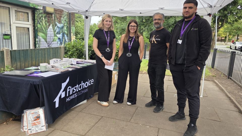 FCHO's sustainability team pictured at a recent roadshow event FCHO's sustainability team pictured at a recent roadshow event