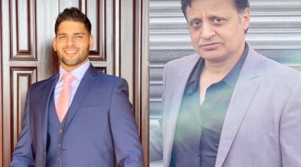 Saqib Javaid (left) and Rangzaib Nazir (right), councillor candidates for The Oldham Group and Workers Party. Image courtesy of The Oldham Group Saqib Javaid (left) and Rangzaib Nazir (right), councillor candidates for The Oldham Group and Workers Party. Image courtesy of The Oldham Group
