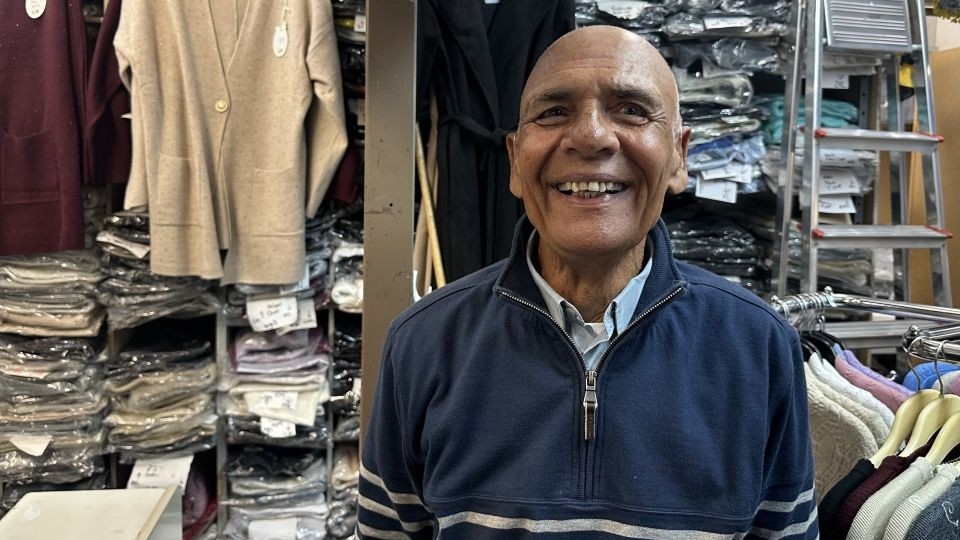 Peter Haq at the Tommyfield market hall