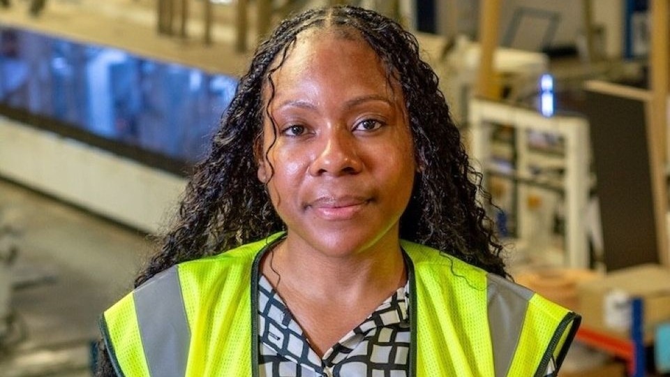 Kenika Gumbs, the newly-promoted Marketing Manager at Hill’s Panel Products in Oldham Kenika Gumbs, the newly-promoted Marketing Manager at Hill’s Panel Products in Oldham