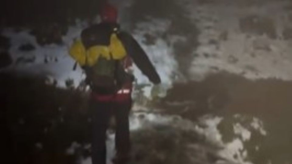 A scene from the dramatic rescue. Image courtesy of OMRT