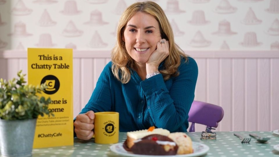 Alex Hoskyn from Uppermill, the founder of The Chatty Café Scheme