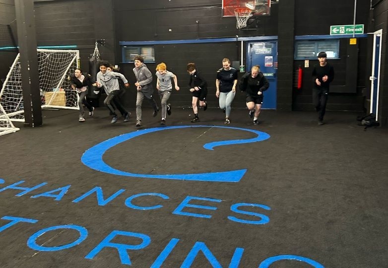Chances Mentoring students enjoying sport