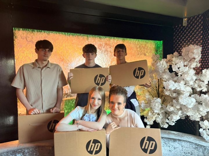 Back -Tyler, Cody, Zack. Front - Tillie, McKenzie