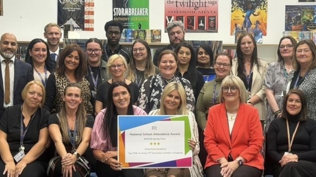 Waterhead Academy receives National School Attendance award