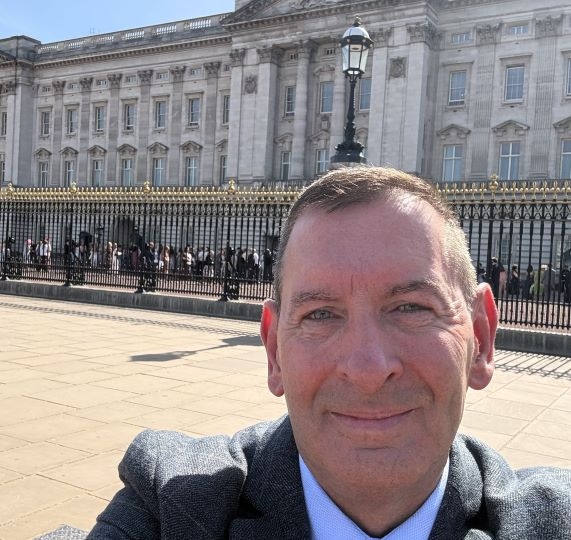 Kevin Buchanan at Buckingham Palace 