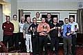 REPRESENTATIVES of the successful teams show off the Oldham and District Golf League silverware. 