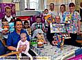FIFTH time: Tommy Cone again donates toys to the Royal Oldham Hospital Children's Ward 