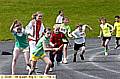 ON your marks, get set, go . . . speedy runners in the relay race 