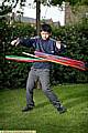 Abdul Quahar,11, has hoops of fun