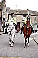 On the hoof beat... Wendy Towney on Ben Braitain (left) and Annie Rodgers in Cicero. 