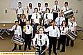 DRUMMING up success . . . Pupils at St Augustine’s practice the sounds of the samba 