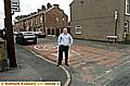 ROAD WORTHY. . .Councillor Ian Barker on an area needing attention in Failsworth West 