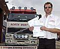 FUELLING fury . . . Dane Firth, of DP Firth Transport, is leading the petrol protest 