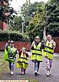 Rising to the Royton challenge are Tennique, Maddison and Amber Taljard and Kasie English-Wands 