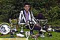 SILVER service . . . Mohammed shows off some of his trophies 