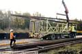 HEAVY load . . . the line is ripped up and taken away 