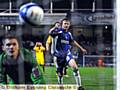FETCH THAT BALL: Chris Taylor pulls a goal back from the penalty spot to kick-start Athletic’s revival against Colchester United. 