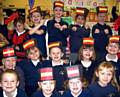 X-Factor marks the winners spot . . . pupils from Christ Church School who took part in the competition 