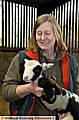 SHEEP saga . . . Annette Hirst with the mystery lamb 