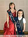 Royal welcome . . . Failsworth Carnival Princess Isobel Allen (left) with newly elected Failsworth Carnival Rosebud Elect Casey Parnell 