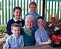 GOODBYE . . . Diane Ford says farewell to pupils at Thorp Primary 