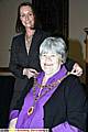 OUTGOING Shaw and Crompton Parish Council chairman Hazel Gloster, left, presents the chains to new chairman Councillor Mari Wiswell 